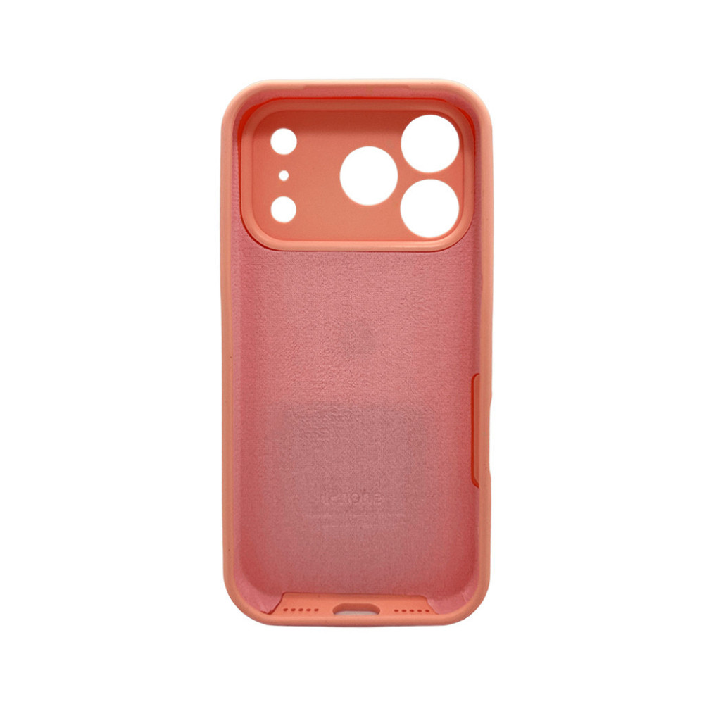 Чохол для смартфона Silicone Full Case AA Camera Protect for Apple iPhone 17 Pro Max 37,Grapefruit Київ - фото 3