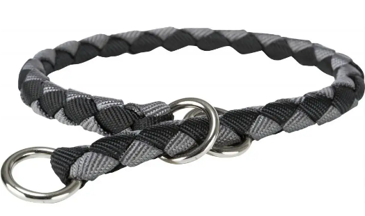 Нашийник-зашморг для собак Trixie "Cavo" 39-45 см / 12 мм (чорний/графіт) Вінниця - фото 1