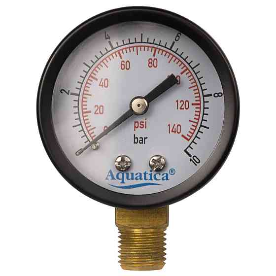 Aquatica Манометр радиальный 0-10 бар 50мм AQUATICA (779538) Київ