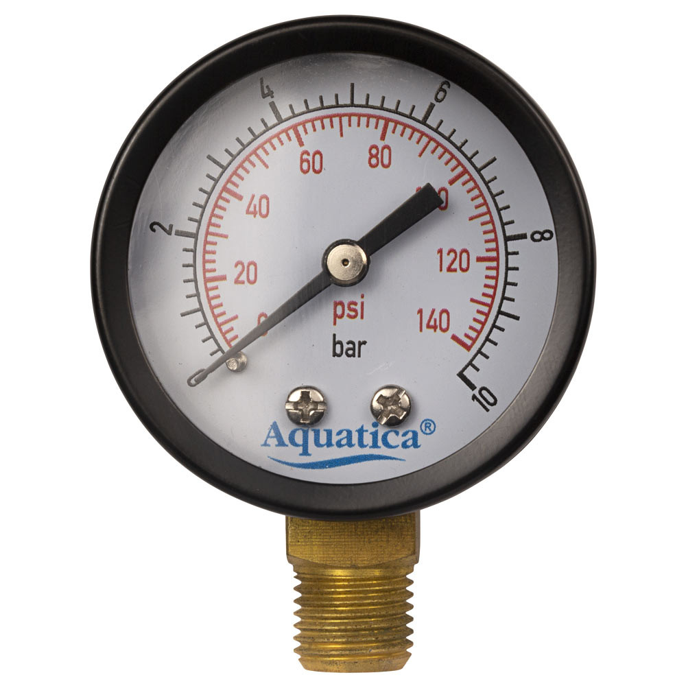 Aquatica Манометр радиальный 0-10 бар 50мм AQUATICA (779538) Київ - фото 1