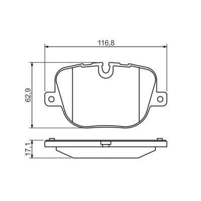 Гальмівні колодки Bosch 0 986 494 409 Вінниця - фото 5