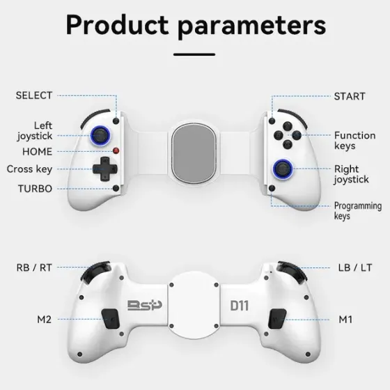 Раздвижной геймпад BSP-D11 для смартфона, планшета, PC, Nintendo Switch Коломия