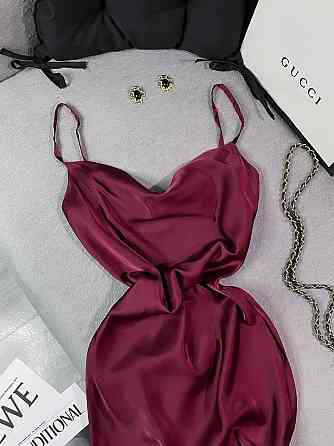 Жіноче романтичне елегантне плаття шовк Бордо, 42/44 Одеса