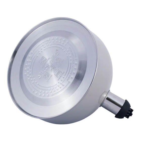 Чайник 2,5л нержавіюча сталь зі свистком (салатовий,кавовий,беж) 0679GR KAMILLE Житомир - изображение 6