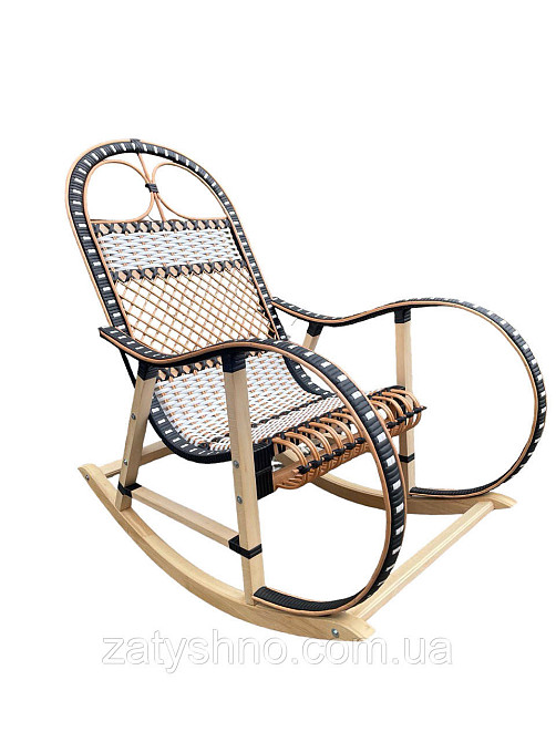 Крісло гойдалка плетена на подарунок Київ - фото 6