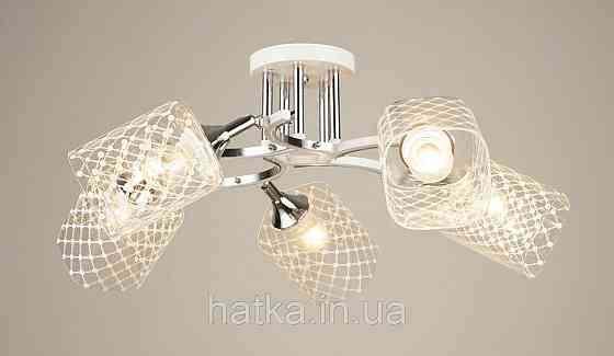 Потолочная люстра Sirius B N4513/5 WT+CH с поворотным механизмом Киев