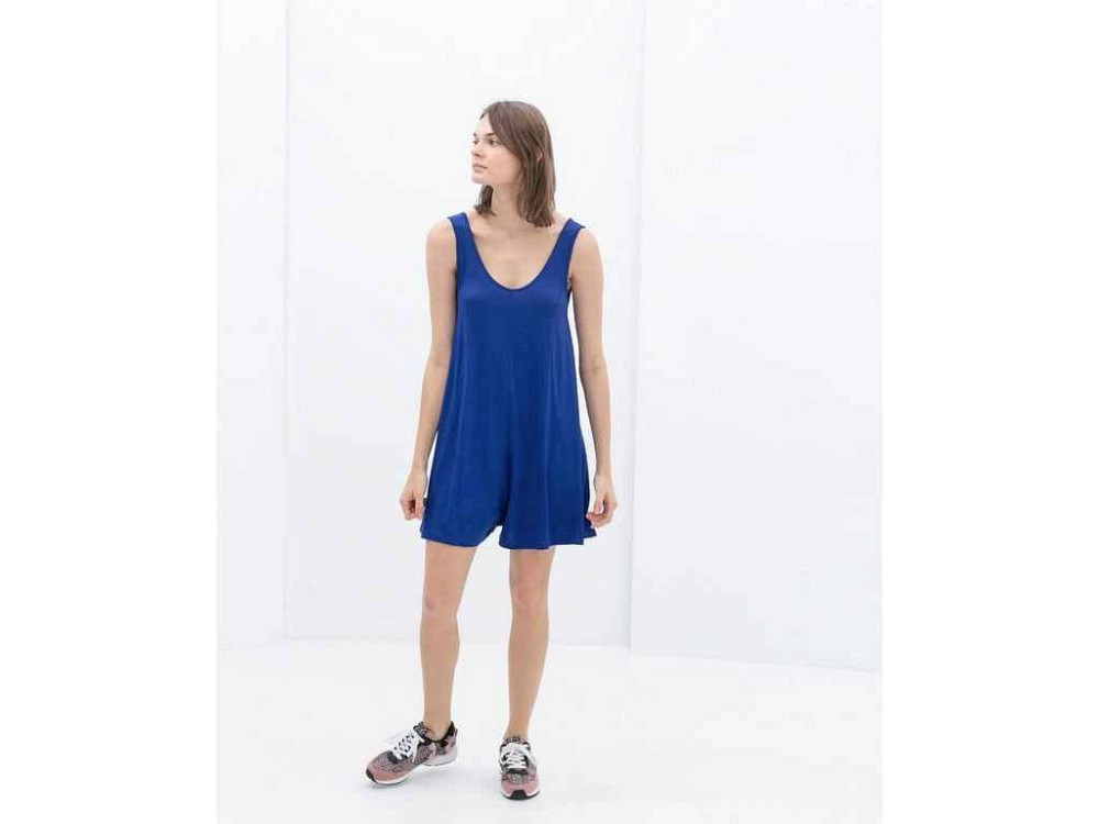 Комбинезон женский р.S (укр.42/44) синий 1165304420 ТМ ZARA Киев - изображение 1