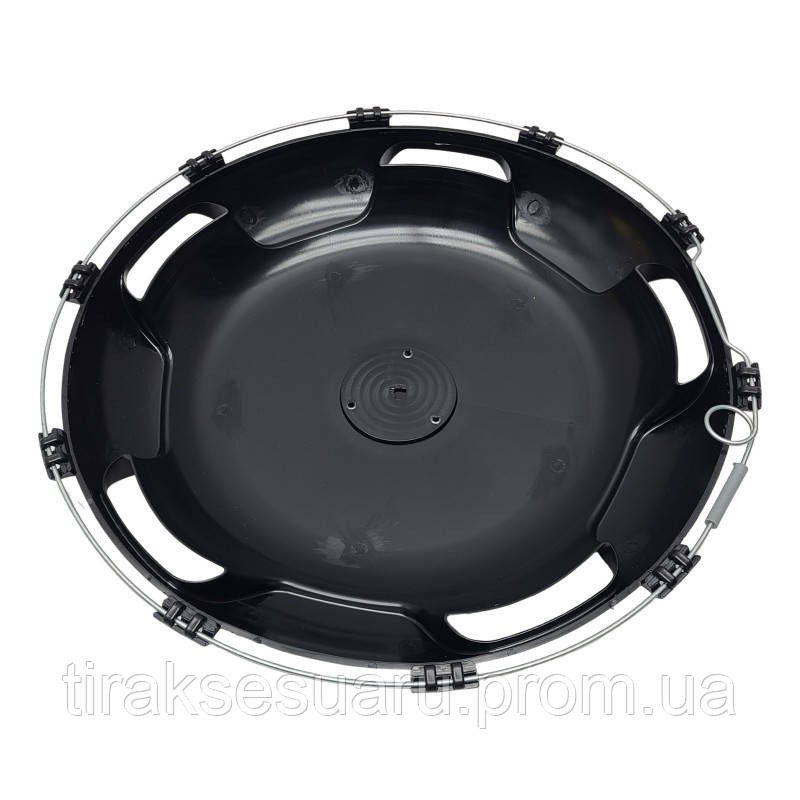 Ковпак колеса пластиковий передній 22.5 (чорний) . Ковпаки на колеса 22.5 передні Луцьк - фото 2