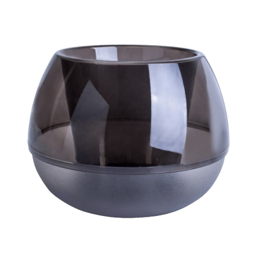 Вазон Сфера 10см коричневий прозорий Алеана Житомир