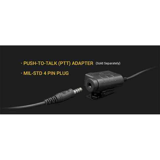 Тактические активные наушники Earmor М32 FG Оливковый Киев