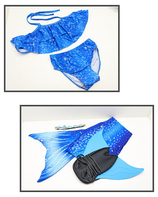 Дитячий комплект для плавання GALLDEALS Русалка Луцьк - фото 1