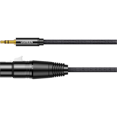 Кабель мультимедійний 3.5mm M to XLR F 2.0m AV182 black Ugreen (20244) Вінниця - фото 8