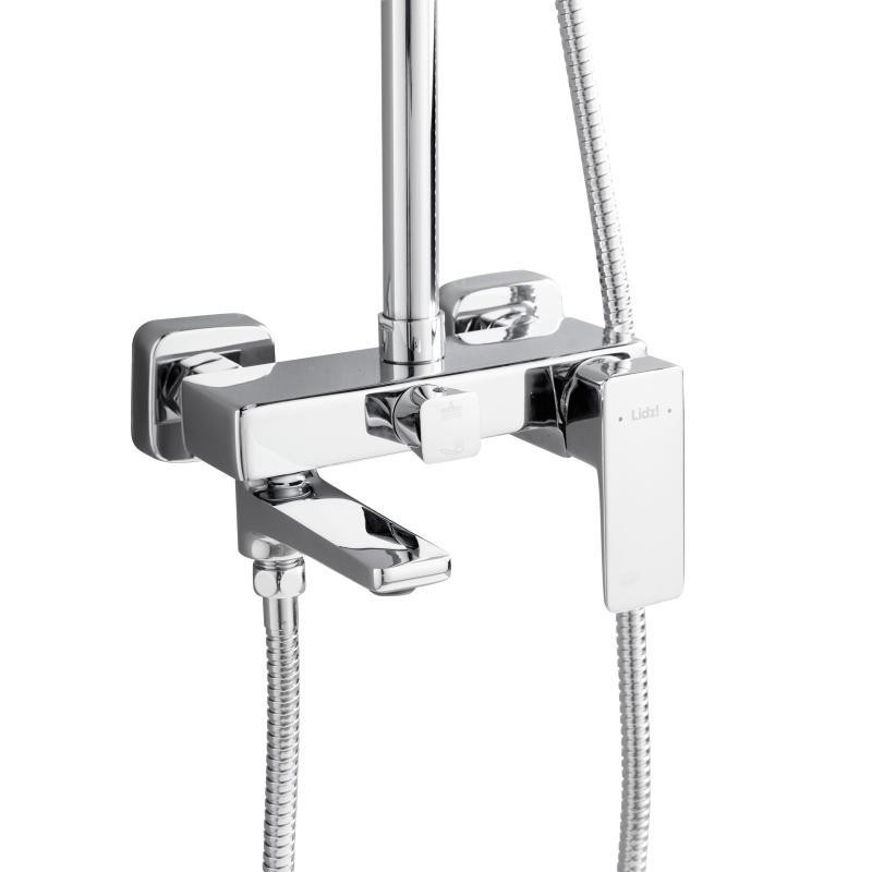 Душова система латунна універсальна Lidz Orion 1030 на три споживачі (з виливом) (k35) LDORI1030CRM48092 Chrome Київ - фото 3