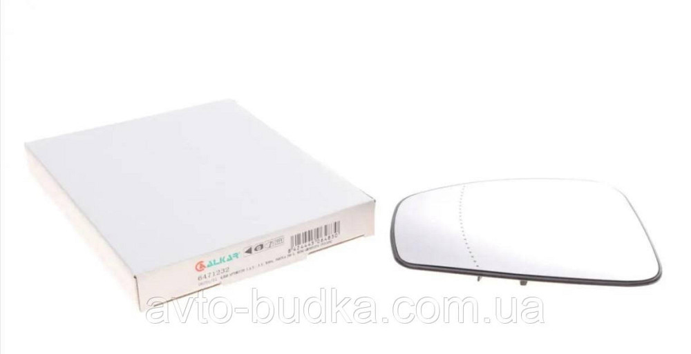 Скло дзеркала ліве Renault Megane III / Renault Latitude з підігрівом ALKAR 6471232 (963660005R) Новий Розділ - фото 1