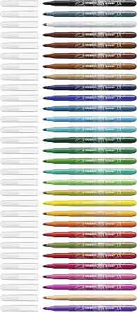 Маркери STABILO power середній наконечник 2 мм набір 30 шт асорті водорозчинні для малювання Київ