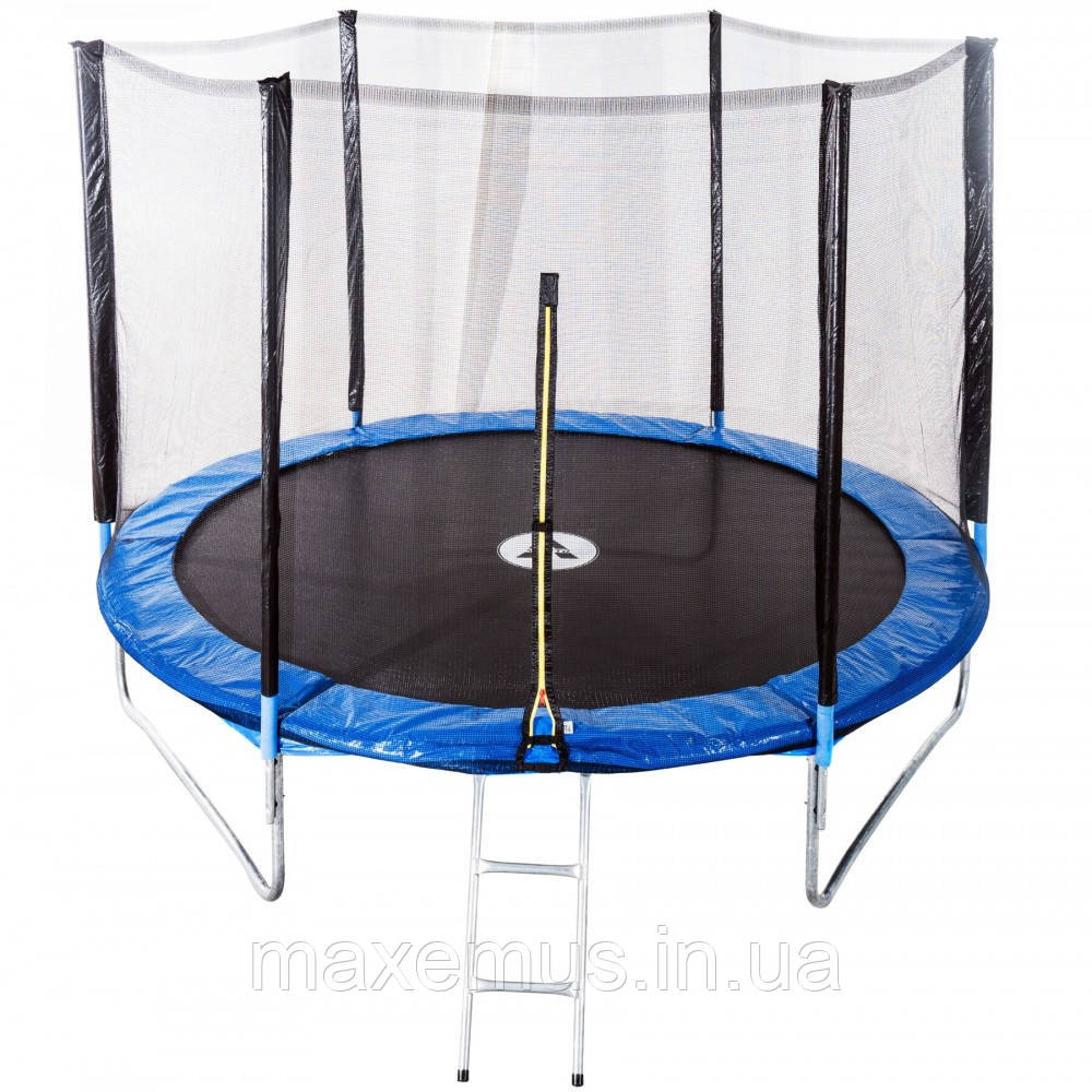 1 Батут дитячий з захисною сіткою зовнішньою  252 см батут атлето для дітей з драбинкою синій Мостиська - фото 2