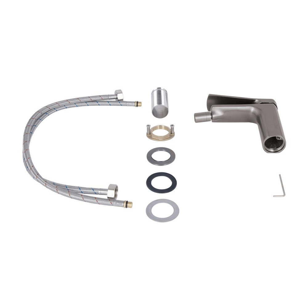 Змішувач для біде Qtap Slavonice QTSLA255GMB45923 Gunmetal Black PVD Київ - фото 4