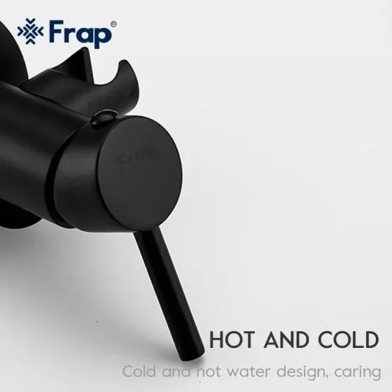 Гігієнічний душ прихованого підключення Frap F7505-6 чорний Київ