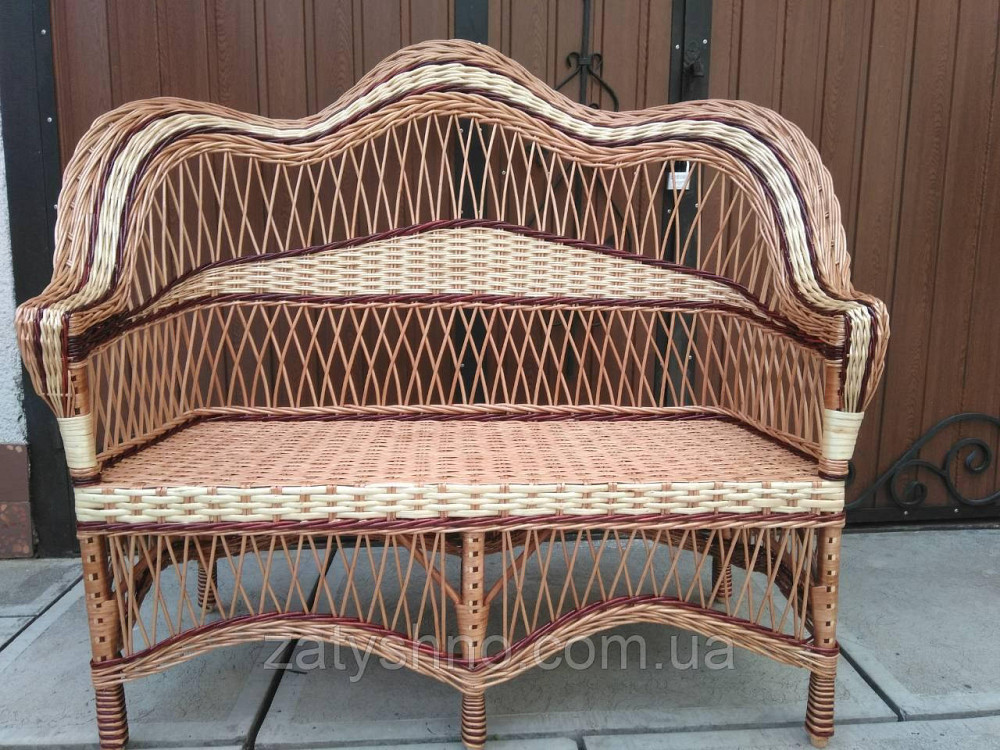 Диван плетений з високою спинкою Київ - фото 3