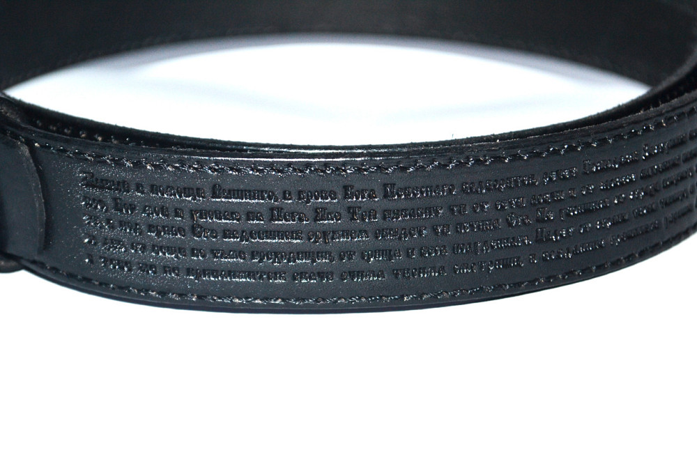 Ремінь шкіряний із молінню зовні 1130х40 мм Одеса - фото 4