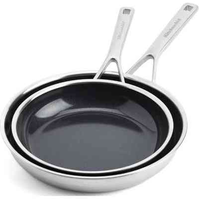 Набір сковорідок KitchenAid MSS, 24+28 см, з керамічним покриттям (CC006066-001) Вінниця