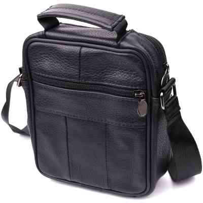 Сумка Vintage З натуральної шкіри Чорна (22864) Вінниця