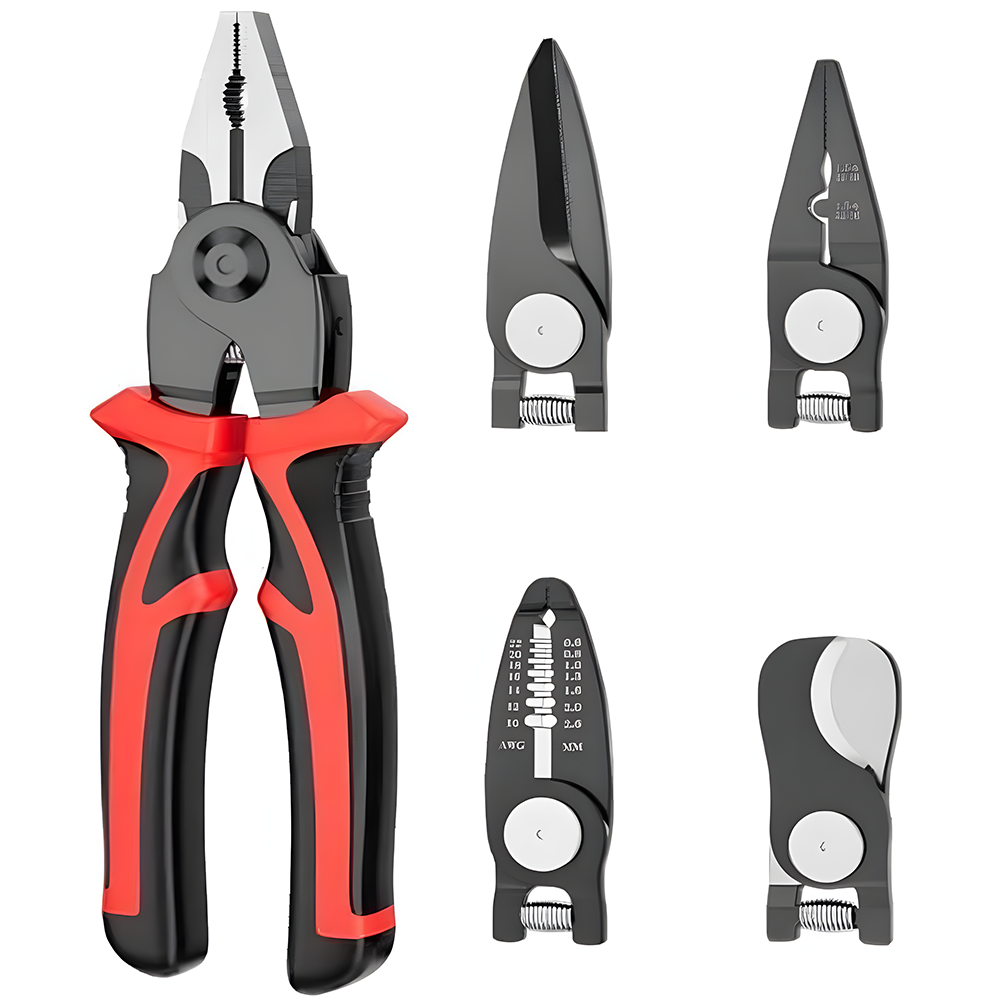 Многофункциональные плоскогубцы 5в1 - кусачки,бокорез,стрипер и ножницы по металлу SBR Киев - изображение 1
