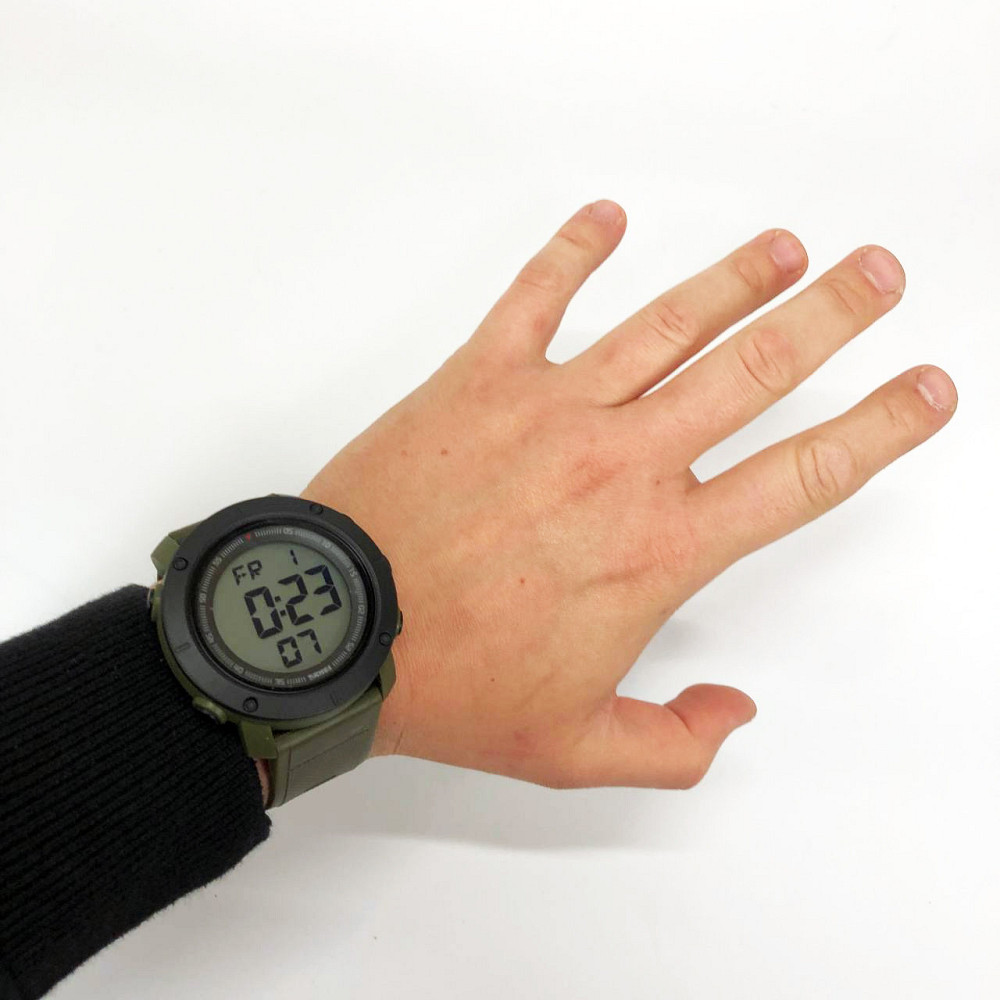 Чоловічий тактичний годинник SKMEI 2122AGWT, Брендові чоловічі годинники, Годинники AS-500 для чоловіка Київ - фото 3