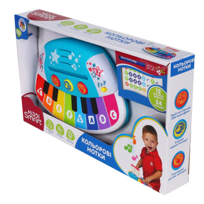 Развивающая игрушка Kiddi Smart Пианино – Цветные нотки (свет) (4514T-KS) Винница - изображение 5