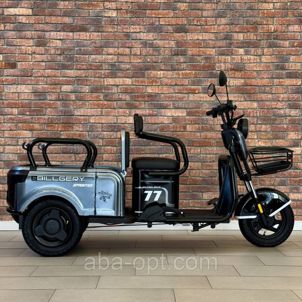 Електричний трицикл з кузовом SOK X3 МАХ 2000W-72V-28Ah Шини:10"/10" купити дешево Україна Одеса - фото 9