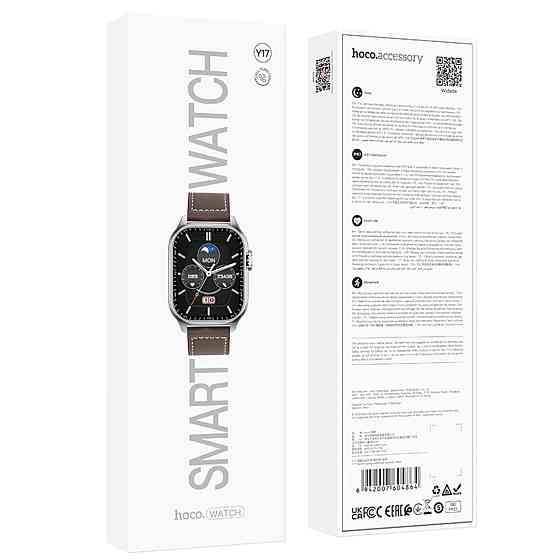 Смарт-годинник HOCO Y17 Smart sports watch(call version) Silver (6942007604864 ) Київ