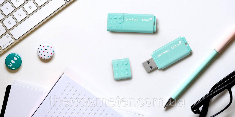 Flash Drive Goodram 128GB USB 3.0 UME3 Care Green (6757519) Киев - изображение 2
