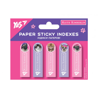 Стикер-закладка Yes Keith Kimberlin 50x15мм, 5x20 шт (170309) Винница - изображение 1