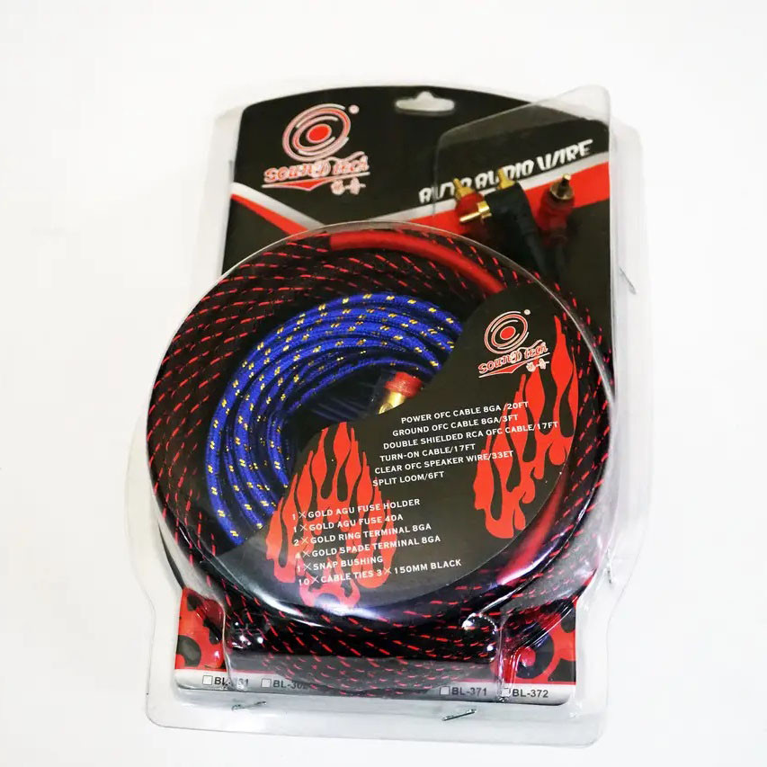Набор проводов AWG/RCA для установки саббуфера KIT 10GA / C011 OR-78 Львов - изображение 3