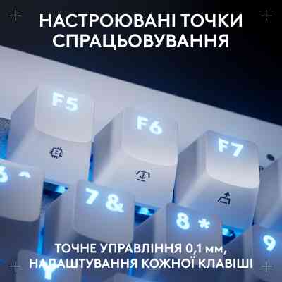 Клавіатура Logitech G PRO X TKL Rapid Linear USB UA White (920-013242) Вінниця