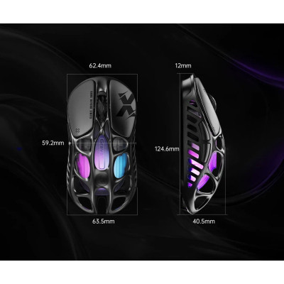 Мишка GravaStar Mercury X Wireless/Bluetooth/USB Black (GSX_BLK) Вінниця - фото 4