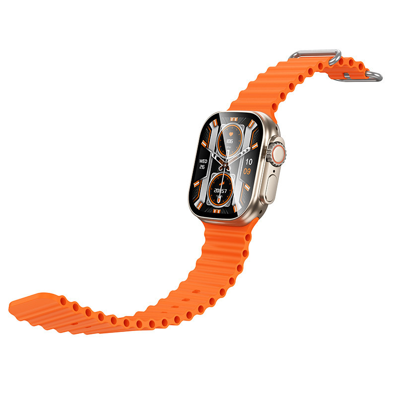 Смарт-годинник BOROFONE BD14 Ultra 51mm. 180 mAh. Smart sports watch(call version) Titanium Gold Київ - фото 3