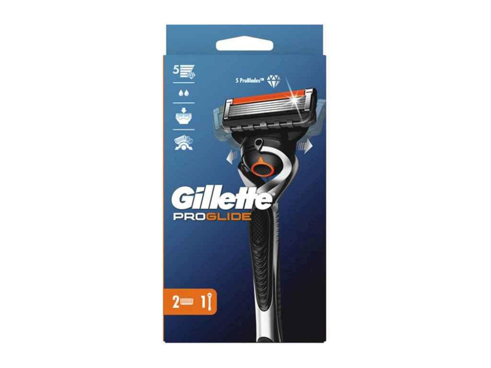 Бритва GILLETTE Fusion Proglide з 2 змінними картриджами Київ - фото 1