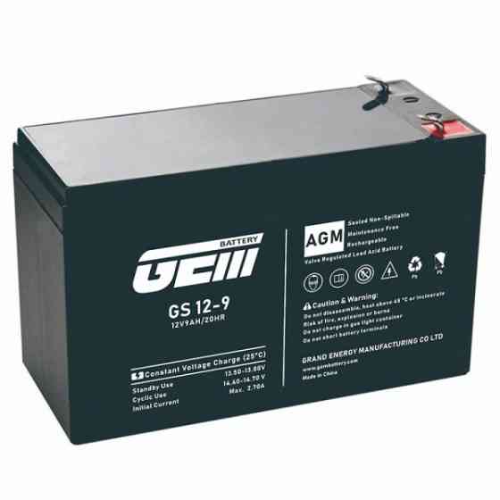 Акумуляторна батарея GEM Battery 12V, 9.0A (GS 12-9) Киев
