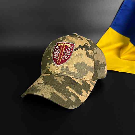 Бейсболка (кепка) 77 окрема аеромобільна бригада піксель Запоріжжя
