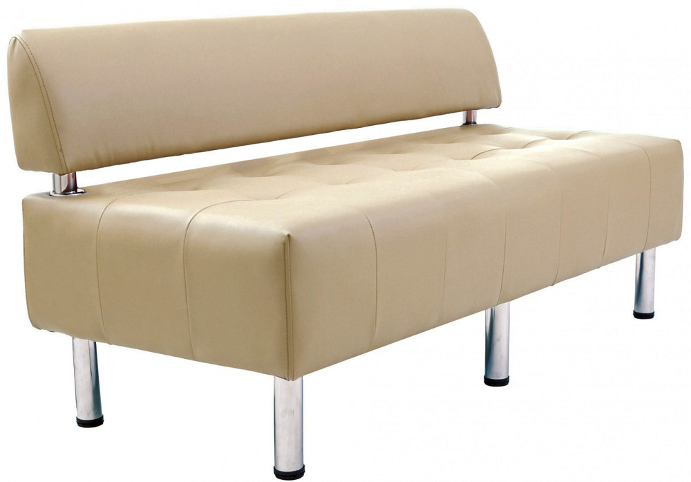 Диван Flay Office двойка со спинкой 1550х650х750 Бежевый Киев - изображение 2