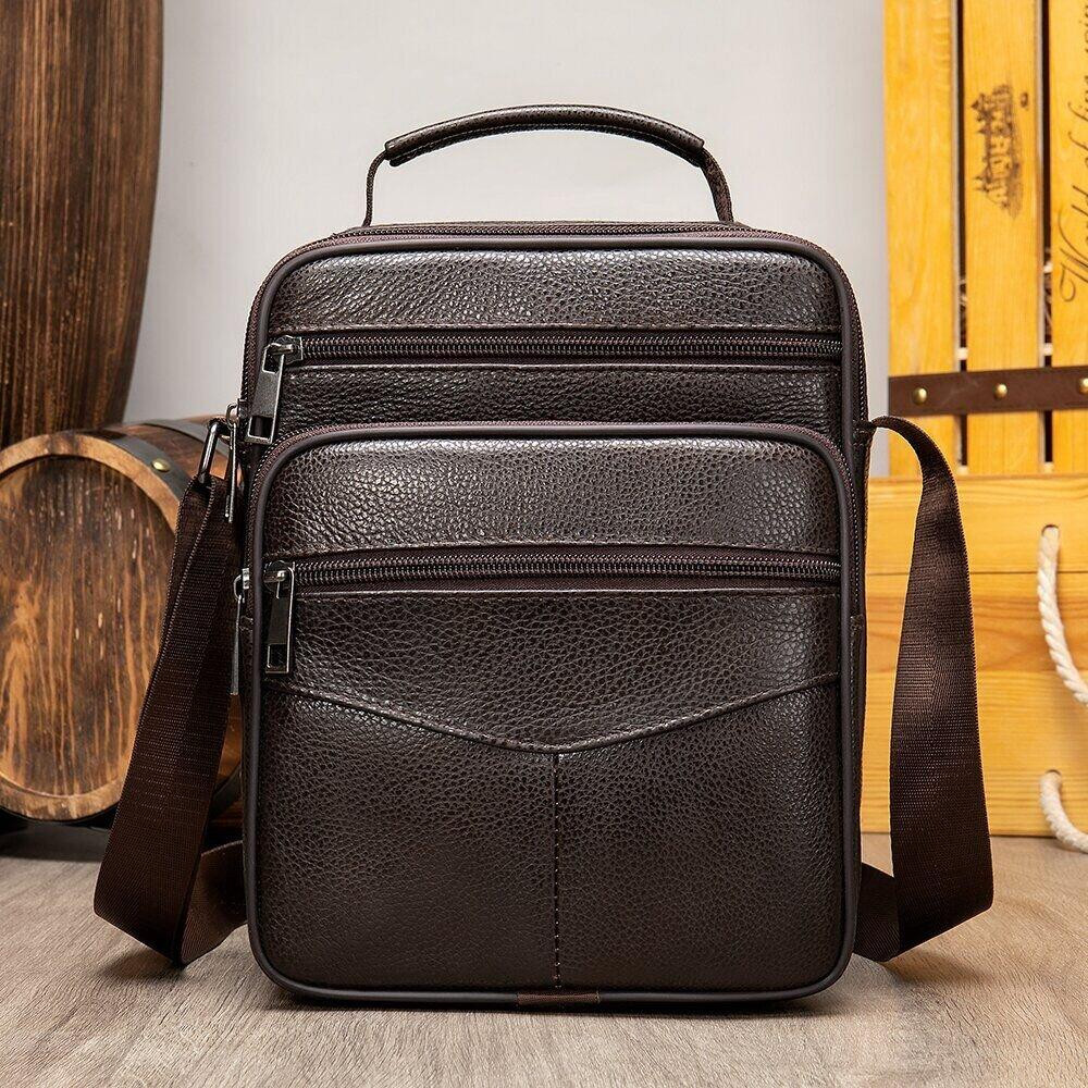 Мессенджер шкіряний Коричневий (Vintage) Київ - фото 1