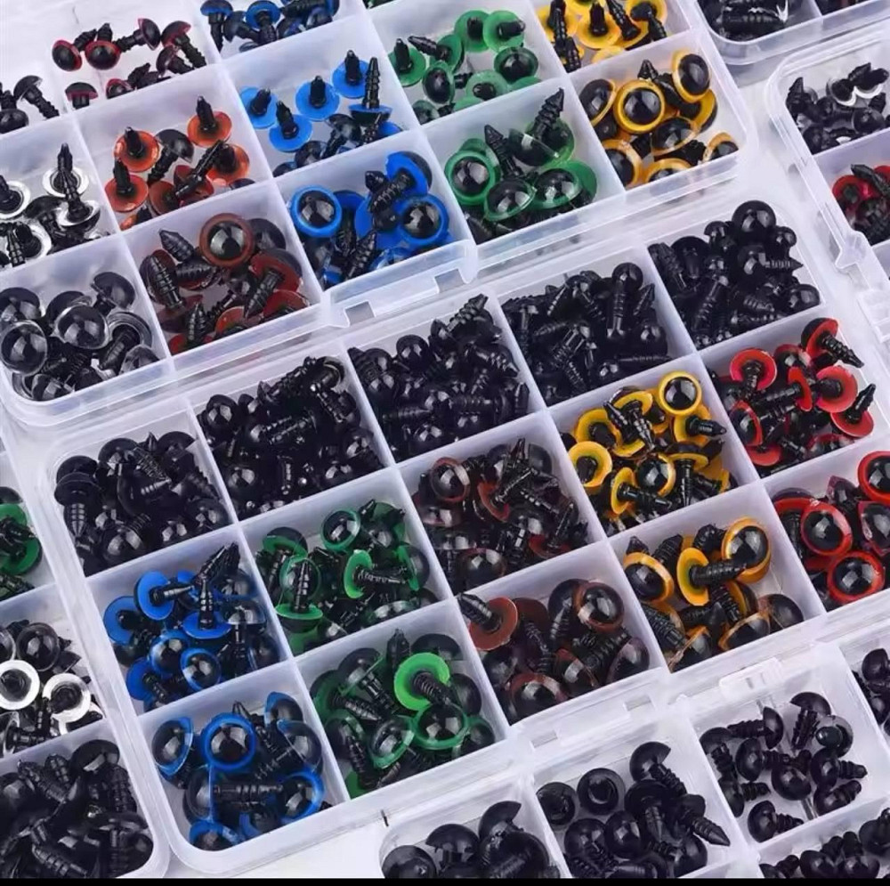 Набор глаз для игрушек 10 мм 5 цветов 100шт. Киев - изображение 2