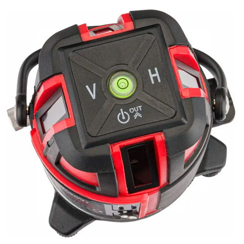 Лазерний рівень, нівелір, 5 ліній 6 точок АКБ Hilda LS-050, червоний лазер Вінниця - фото 4