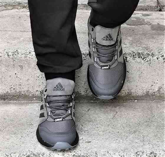 Термо Кроссовки Adidas Terrex Мужские Серые Адидас Терекс Еврозима Gore-Tex (размеры: 40,41,42) Днепр