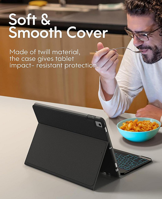 Фірмовий захисний чохол Chesona з Bluetooth клавіатурою для iPad 10.2 (2019/20/21)/pro10.5(2017)/Air 3 10.5 Дніпро - фото 11