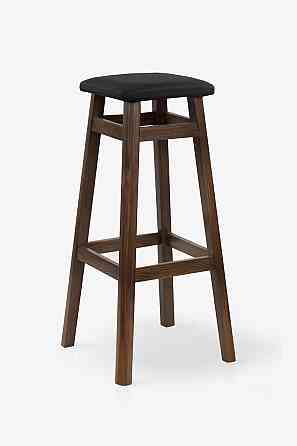 Табурет БАРНИЙ КВАДРАТНИЙ М'ЯКИЙ (80 см), темн.гор Київ