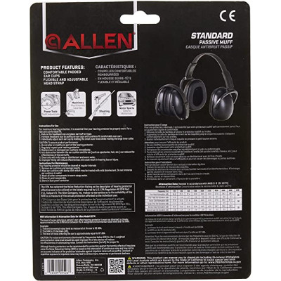 Навушники для стрільби Allen Standard Passive Black (2274) Вінниця - фото 6