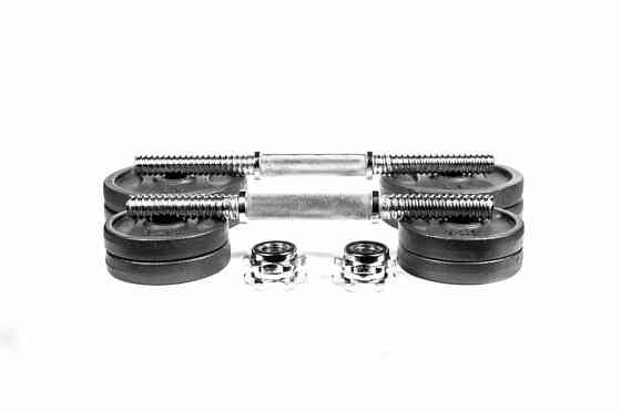 Гантелі чавунні набірні 2 по 8.5 кг Гантелі, гирі, штанги та диски металеві розбірні Київ