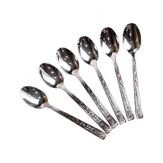 TS Kitchen Набір чайних ложок з нержавіючої сталі 6 штук столовий набір Коломыя